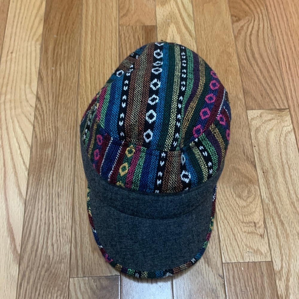 Mixed Print Boho Striped‎ Cap